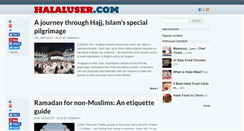 Desktop Screenshot of halaluser.com