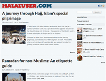 Tablet Screenshot of halaluser.com